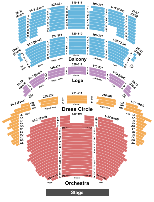 Cadillac Palace Book Of Mormon Seating Chart