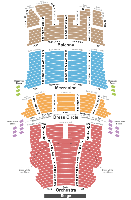 CIBC Theatre Book Of Mormon Seating Chart